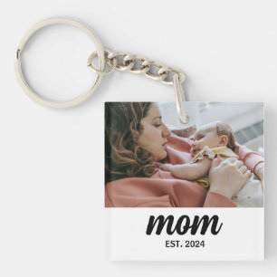 Moeder Gevestigd Foto Cadeau Magneet Sleutelhanger