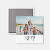 Moeder Gevestigd Foto Geschenk Magneet (Voorkant / Achterkant)