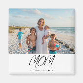 Moeder Gevestigd Foto Geschenk Magneet (Voorkant)