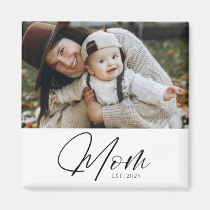 Moeder Gevestigd Foto Geschenk Magneet