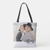 Moeder Gevestigd Foto Tote Bag (Achterkant)