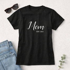 Moeder Gevestigd Nieuw Moeder Cadeau T-shirt