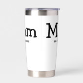 Moeder Gevestigd Nieuwe Moeder Cadeau Geïsoleerde Drinkbeker (Links)