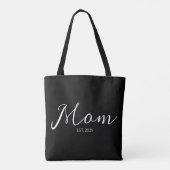 Moeder Gevestigd Nieuwe Moeder Cadeau Tote Bag (Achterkant)