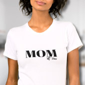 Moeder Gevestigd Script Eenvoudig T-shirt