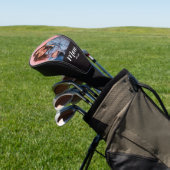 Moeder Gevestigd Script Zwarte Foto  Golfheadcover (Insitu)