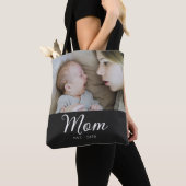 Moeder Gevestigd Script Zwarte Foto  Tote Bag (Dichtbij)