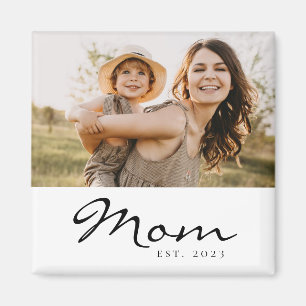 Moeder Gevestigde Foto Cadeau Magneet