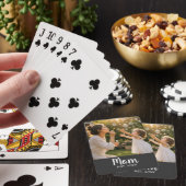 Moeder Gevestigde Foto Herinneringsgeschenk Pokerkaarten (Insitu)