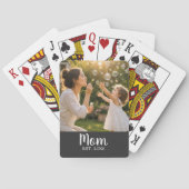 Moeder Gevestigde Foto Herinneringsgeschenk Pokerkaarten (Achterkant)