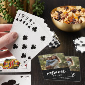 Moeder gevestigde foto Moederdag Pokerkaarten (Insitu)