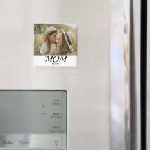 Moeder gevestigde fotocadeau  magneet