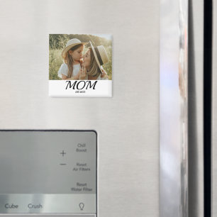 Moeder gevestigde fotocadeau  magneet