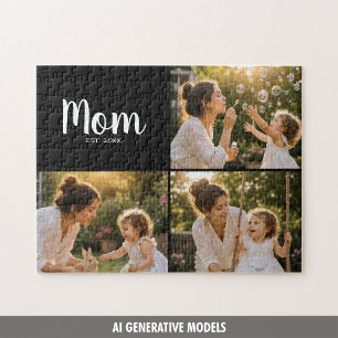 Moeder Gevestigde Fotoherinneringsgeschenk Legpuzzel