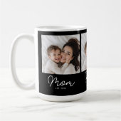 Moeder Gevestigde Script Black 3 Foto Koffiemok (Links)