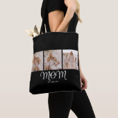Moeder Gevestigde Script Black 3 Foto Tote Bag (Dichtbij)