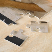 Moeder Gevestigde Script Zwart 3 Foto Legpuzzel (Zijkant)