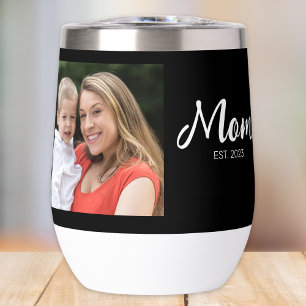 Moeder Gevestigde Script Zwart Foto