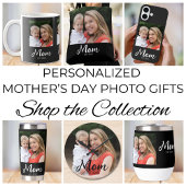 Moeder Gevestigde Script Zwart Foto