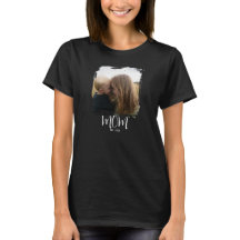 Moeder Gevestigde Scriptie Foto T-Shirt