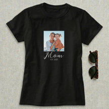 Moeder Gevestigde Scriptie Foto T-shirt