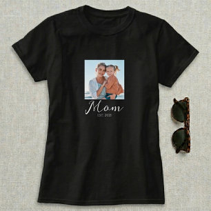 Moeder Gevestigde Scriptie Foto T-shirt