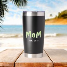Moeder Gevestigde Typografie Moederdag Tumbler
