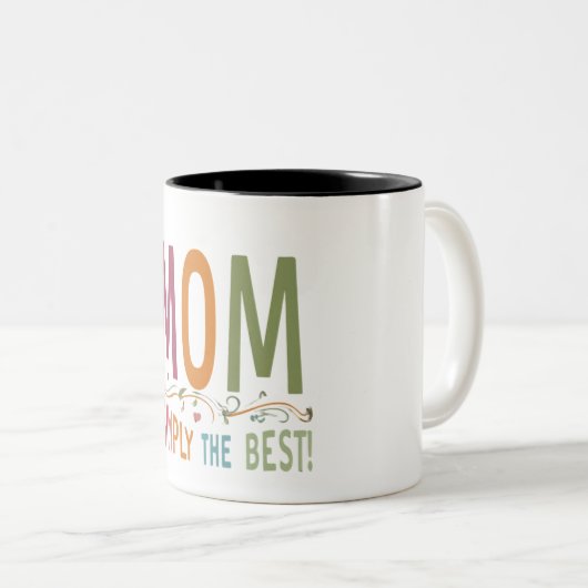 Moeder Gewoon de beste koffie Mok Gift Artikel (Voorkant rechts)