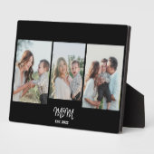 Moeder Geword, 3-Foto Plaquette Fotoplaat (Zijkant)
