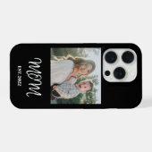 Moeder Geword, Foto, Script, iPhone hoesje 15 Pro Case (Achterkant horizontaal)