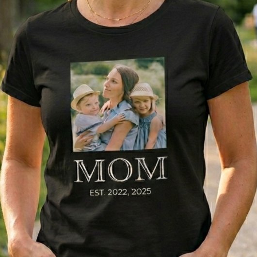 Moeder Geword Foto T-shirt
