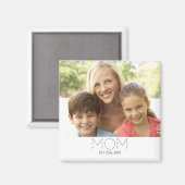 Moeder Geword Geschenkmagneet met Foto Magneet (Voorkant / Achterkant)