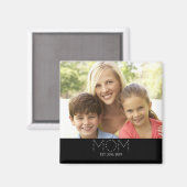 Moeder Gewordt Foto Geschenkmagneet Magneet (Voorkant / Achterkant)
