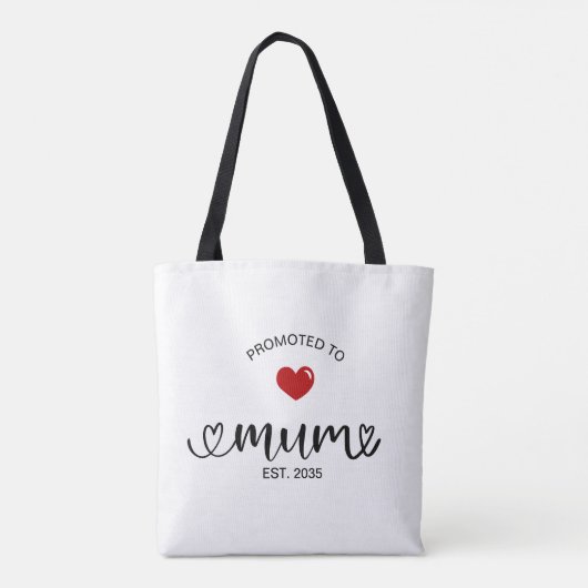 Moeder Gewordt Nieuwe Moeder Tote Bag (Achterkant)