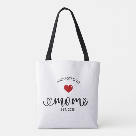 Moeder Gewordt Nieuwe Moeder Tote Bag (Achterkant)