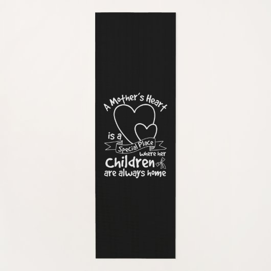 Moeder Gift A Moederhart Yogamat (Voorkant)