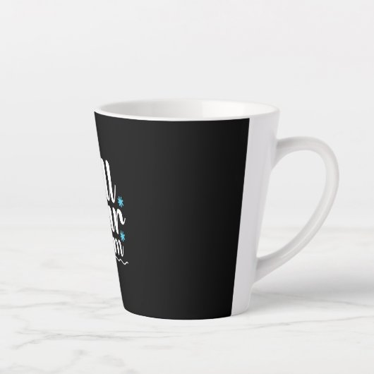Moeder Gift Bel je moeder Latte Mok (Rechts)
