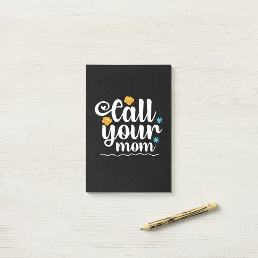 Moeder Gift Bel je moeder Post-it® Notes (Op bureau)