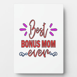 Moeder Gift Best Bonus Mam Ever Fotoplaat