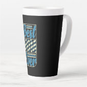 Moeder Gift Beste mama ooit Latte Mok (Rechterhoek)