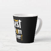 Moeder Gift Beste mama ooit Latte Mok (Rechterhoek)