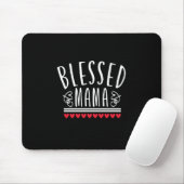 Moeder Gift Blessed Mama Muismat (Met muis)