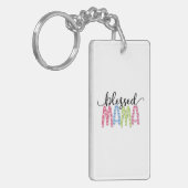 Moeder Gift Blessed Mama Sleutelhanger (Voorkant Links)
