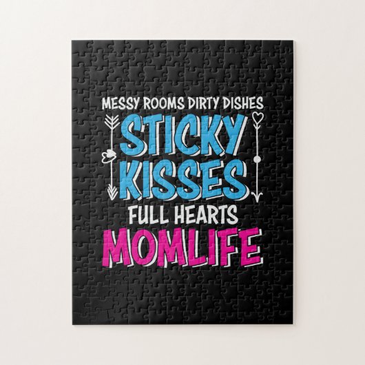Moeder Gift Full Height Mam Life Legpuzzel (Verticaal)