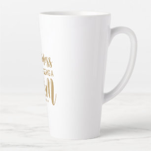 Moeder Gift Geluk is een moeder. Latte Mok