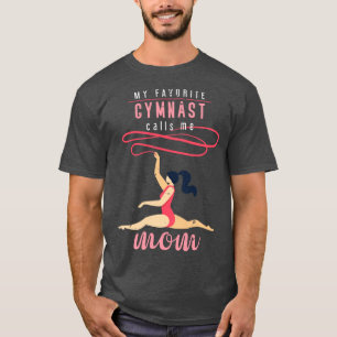Moeder Gift Gymnast Athlete Gymnastiek T-shirt