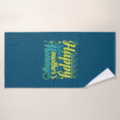 Moeder Gift Happy First Mama Day Badhanddoek (Badhanddoek)