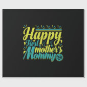 Moeder Gift Happy First Mama Day Cadeaupapier (Vlak)