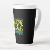 Moeder Gift Happy First Mama Day Latte Mok (Rechterhoek)