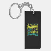 Moeder Gift Happy First Mama Day Sleutelhanger (Voorkant Links)
